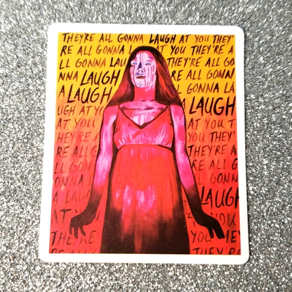 10/$10 HORROR MOVIE waterproof sticker Carrie
